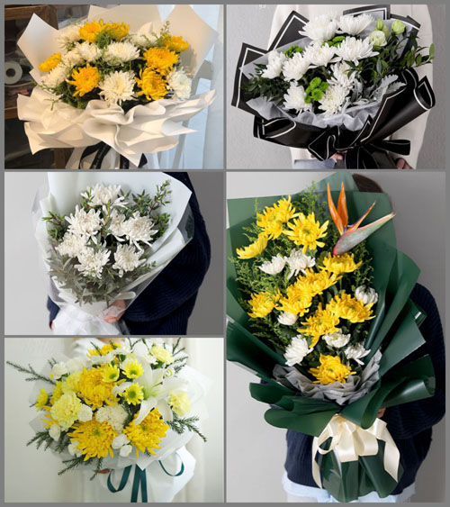 云南保山龙陵县龙山镇芒麦村白事花束代送